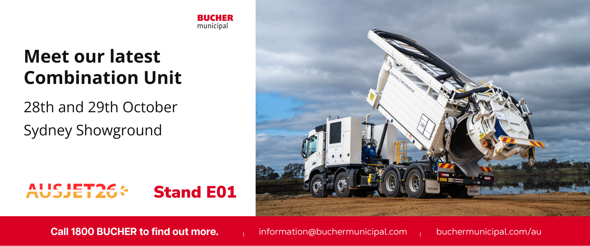 Bucher Municipal, AUSJET26 Platinum Sponsor